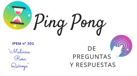 preguntas de pin pon|Divertido ping pong de preguntas para disfrutar con。